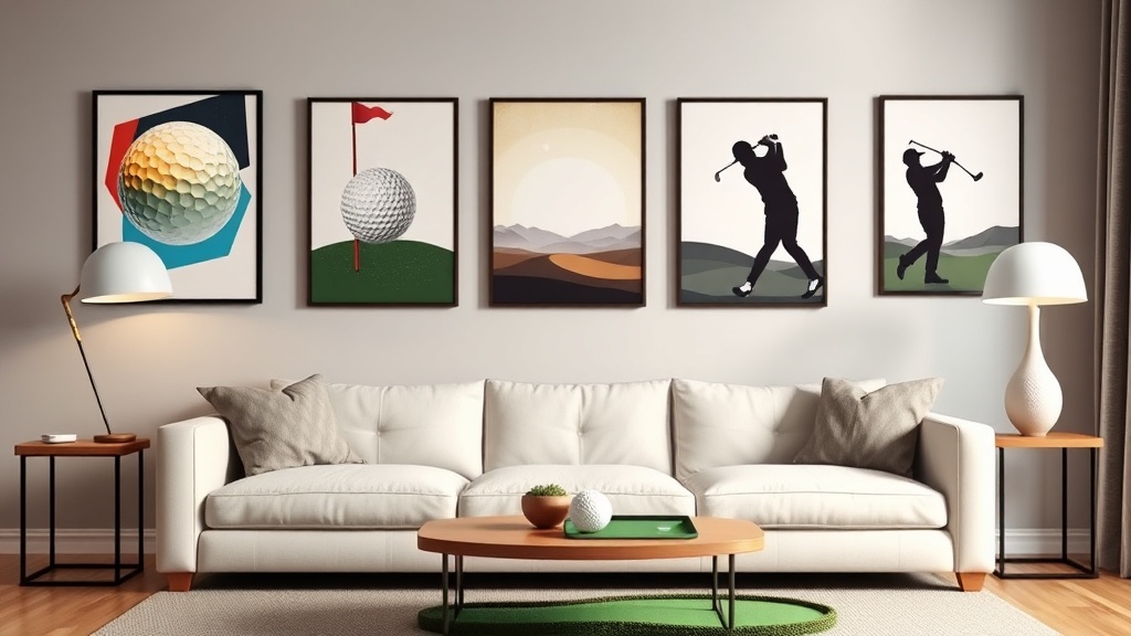 5 Top Golf Wall Art Pieces to Brighten Spaces